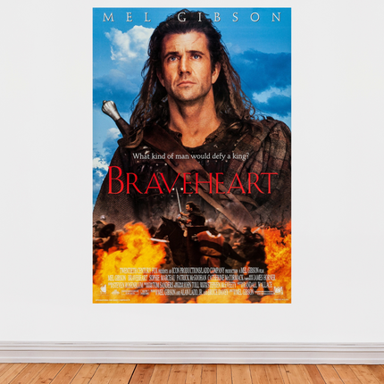 « Braveheart » – Affiche culte du film épique (1995)