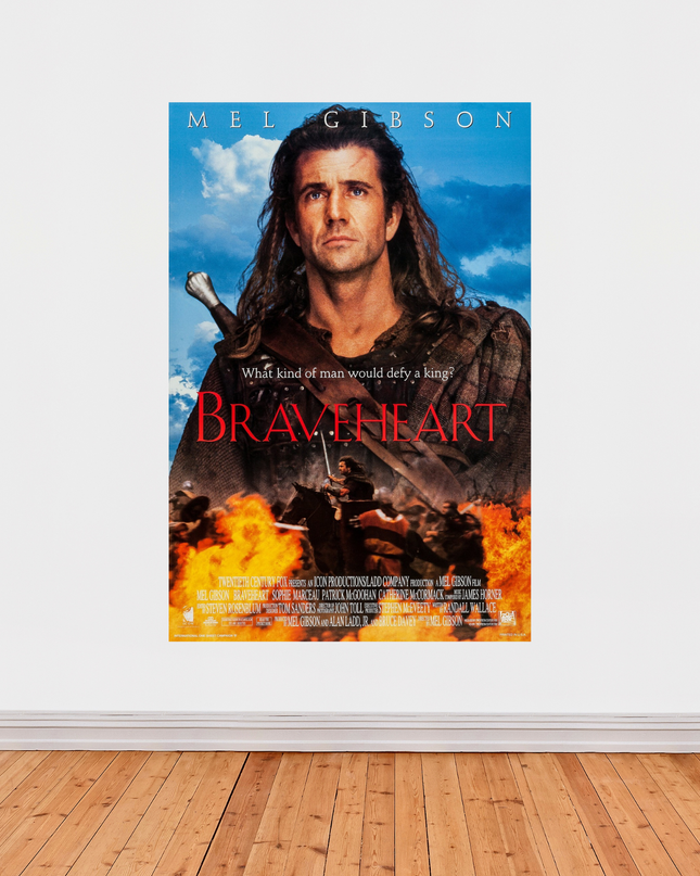 « Braveheart » – Affiche culte du film épique (1995)