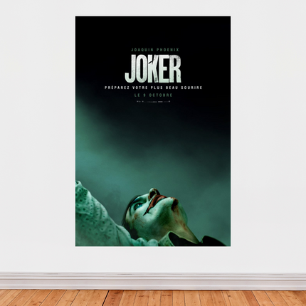 « Joker » – Affiche cinéma culte avec Joaquin Phoenix (2019)