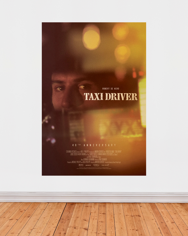 « Taxi Driver » – Affiche cinéma culte Édition 40 ans (1976)