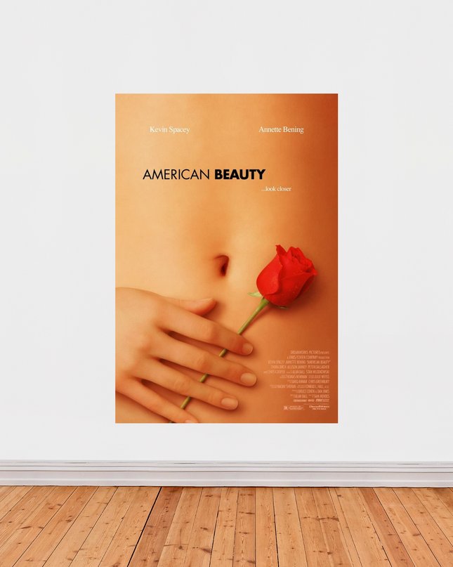 « American Beauty » – Affiche culte du film de Sam Mendes (1999)