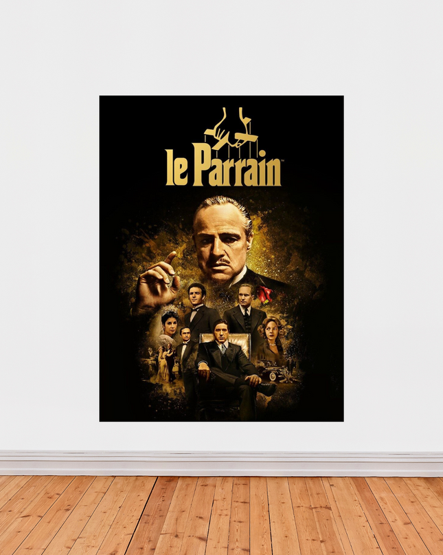 « Le Parrain » – Affiche cinéma culte trilogie (1972)