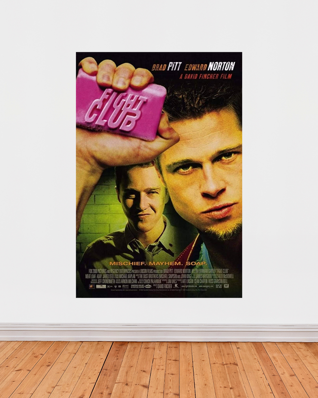 « Fight Club » – Affiche culte du film de David Fincher (1999)