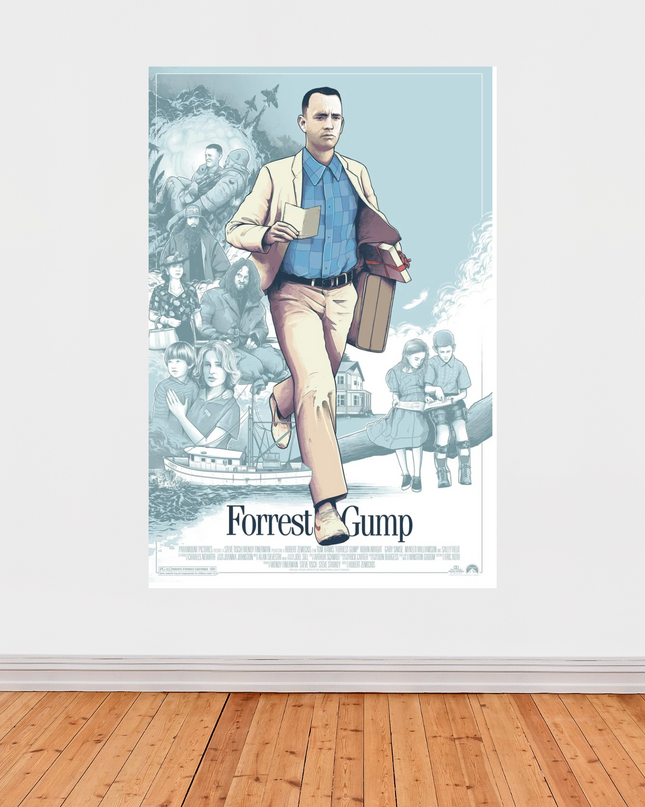 « Forrest Gump » – Affiche artistique édition spéciale