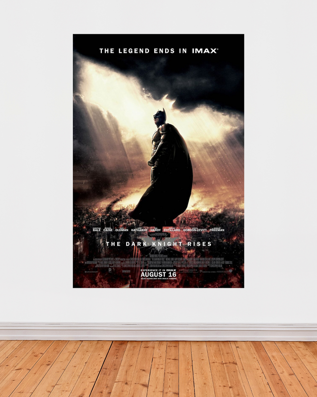 « The Dark Knight Rises » – Affiche IMAX officielle (2012)