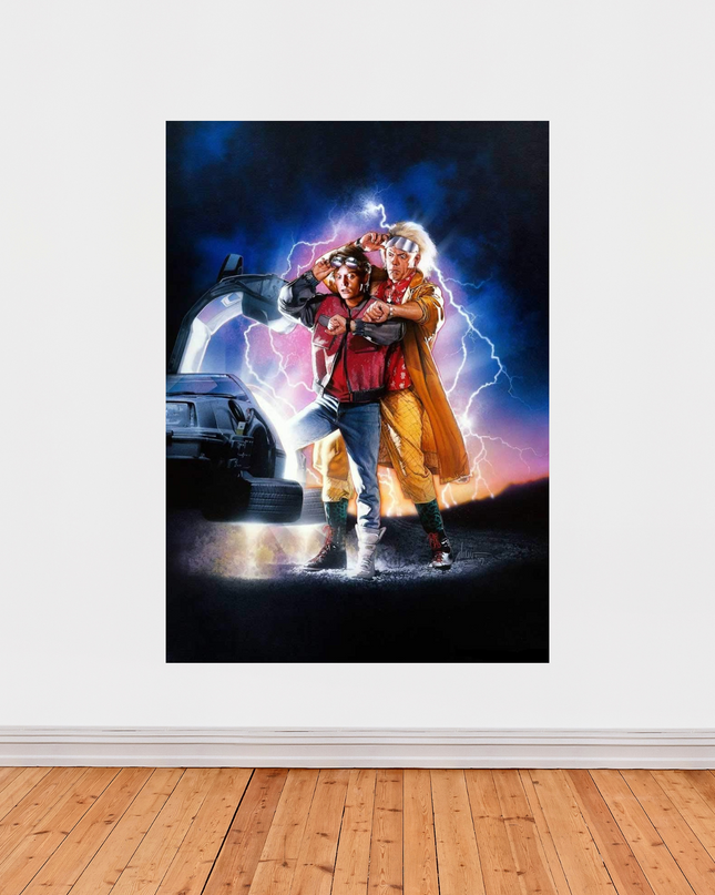 « Retour vers le futur II » – Affiche culte cinéma (1989)