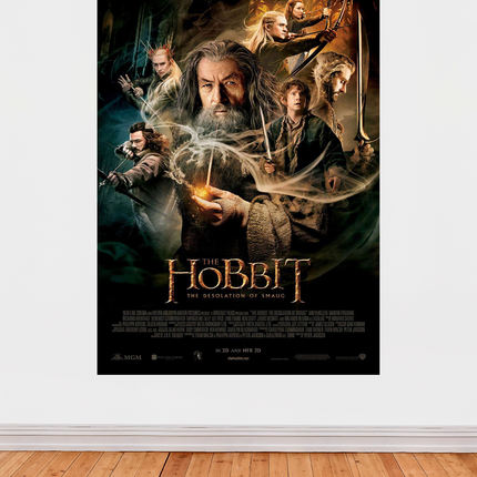 « Le Hobbit : La Désolation de Smaug » – Affiche culte cinéma (2013)