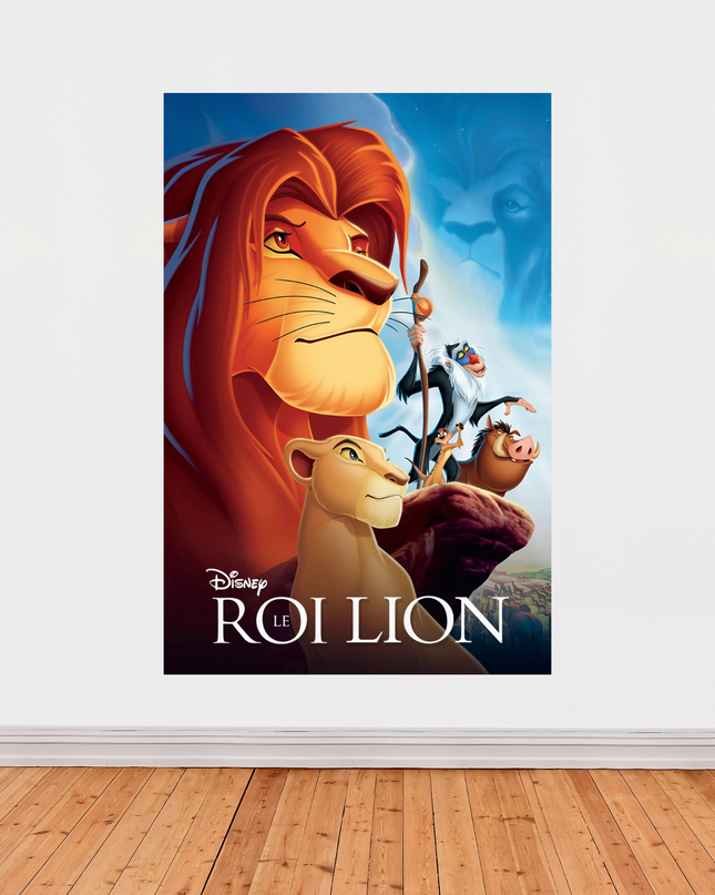 Affiche « Le Roi Lion » – Chef-d’œuvre Disney intemporel