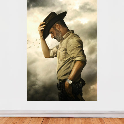 Affiche « The Walking Dead » – Rick Grimes, le survivant légendaire