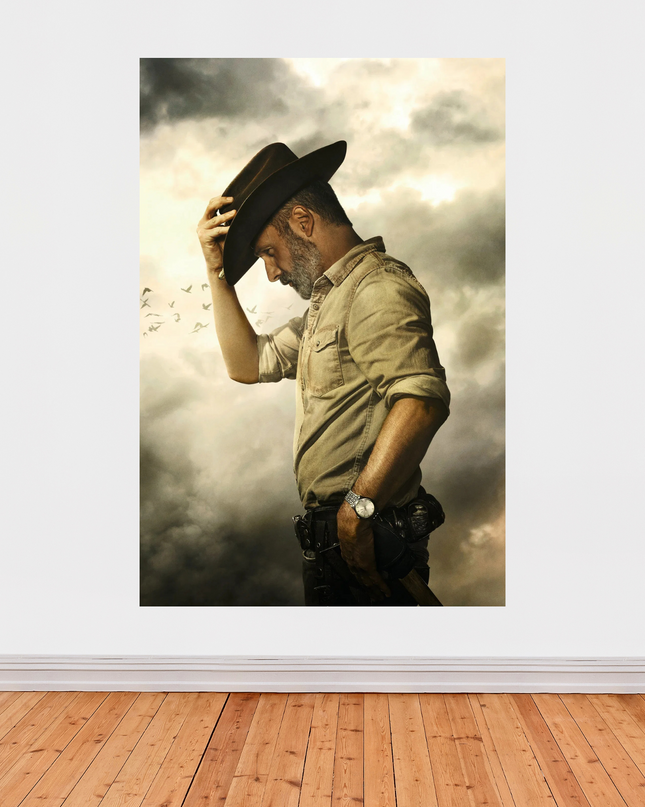Affiche « The Walking Dead » – Rick Grimes, le survivant légendaire