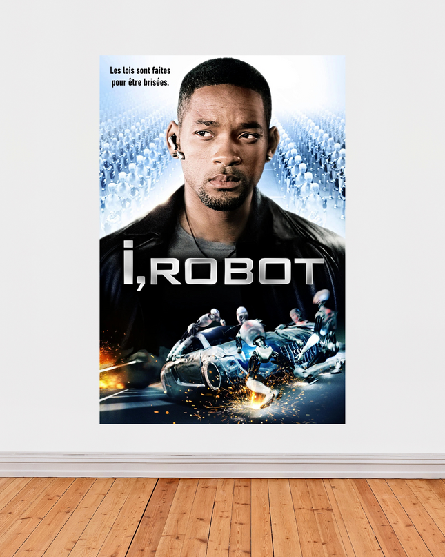 « I, Robot » – Affiche de film culte futuriste (2004)