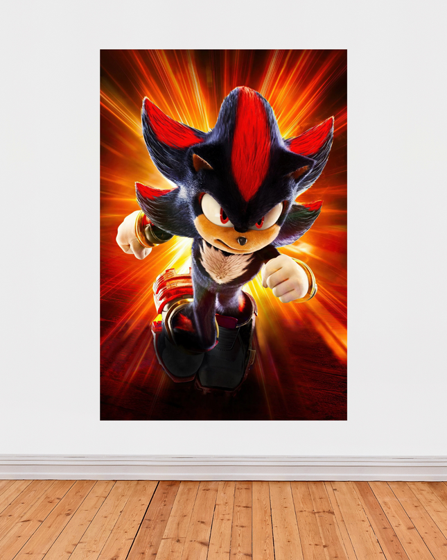 « Shadow – Le Hérisson Ultime » – Affiche collector ultra dynamique