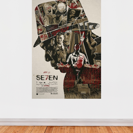 « Seven » – Affiche alternative du film culte de David Fincher (1995)