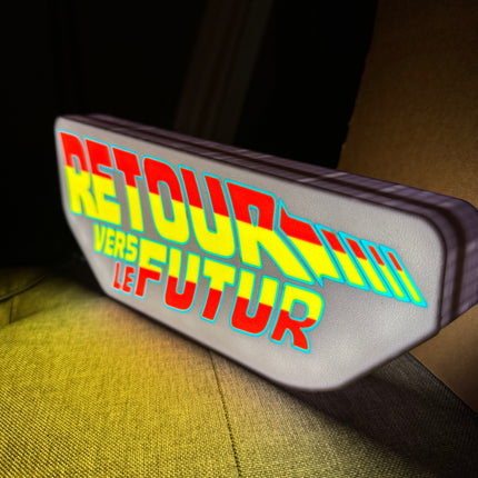 Lampe Retour Vers Le Futur Blanche et Orange