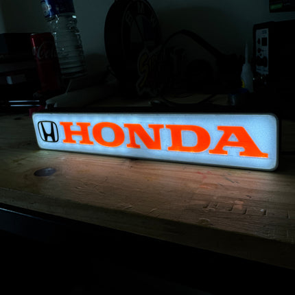 lampe LED style Honda Racing pour décoration murale
