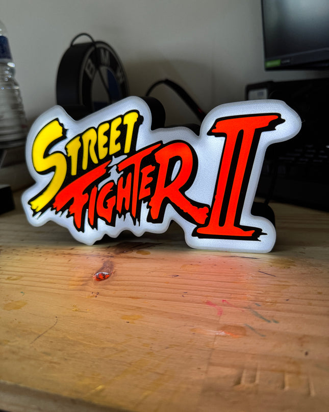 décoration lumineuse inspirée de Street Fighter

