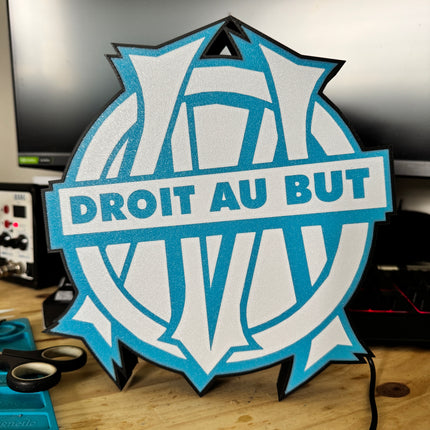éclairage LED bleu et blanc OM
