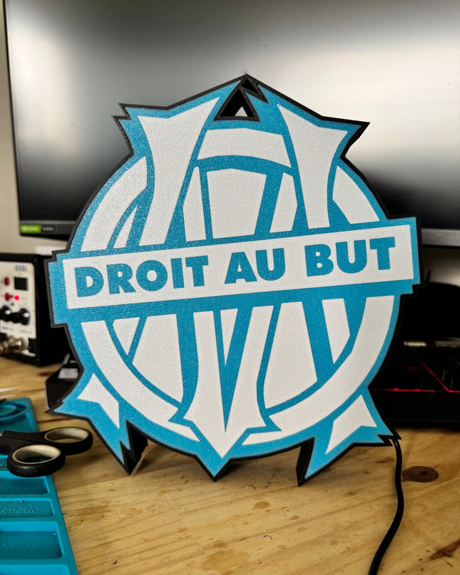 éclairage LED bleu et blanc OM
