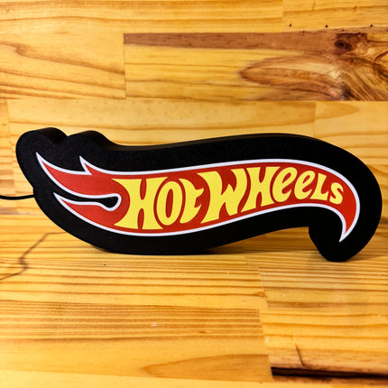 Lightbox 3D Hot Wheels colorée

