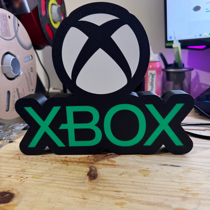 Lampe LED Xbox fond noir
