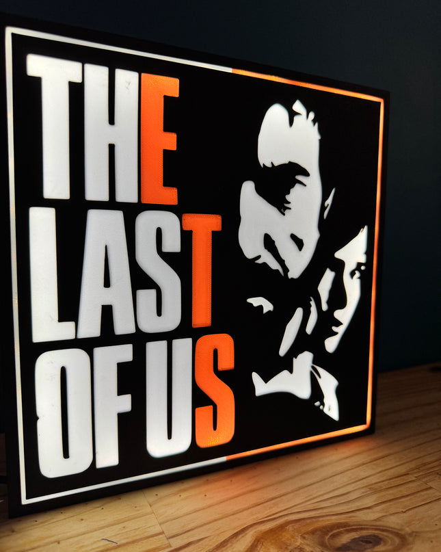 Lampe LED The Last of Us fond noir

