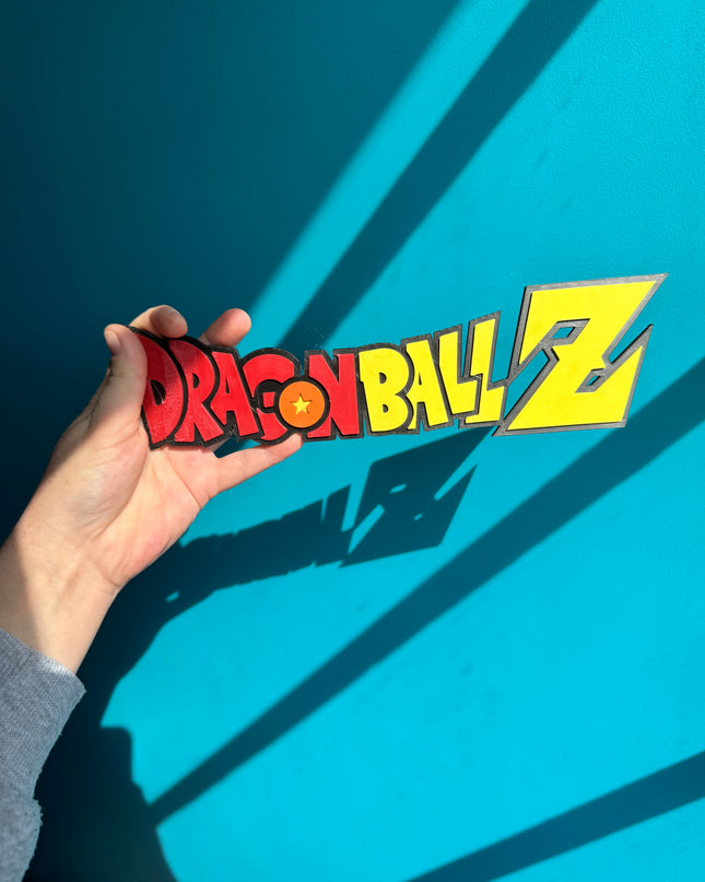 Plaque 3D Dragon Ball Z officielle, impression 3D 24 cm.

