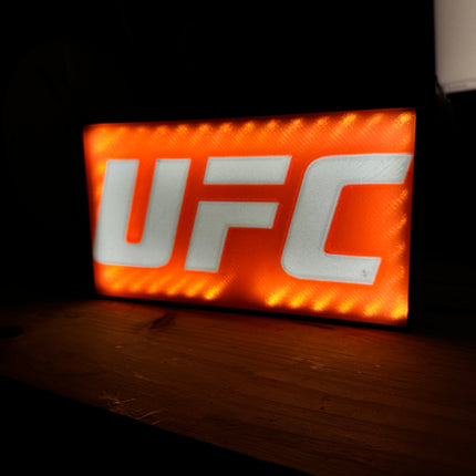Lightbox 3D UFC octogone
