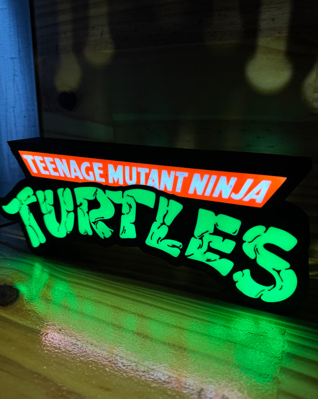 Lightbox 3D TMNT style rétro
