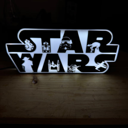 Lightbox 3D inspirée de la saga Star Wars
