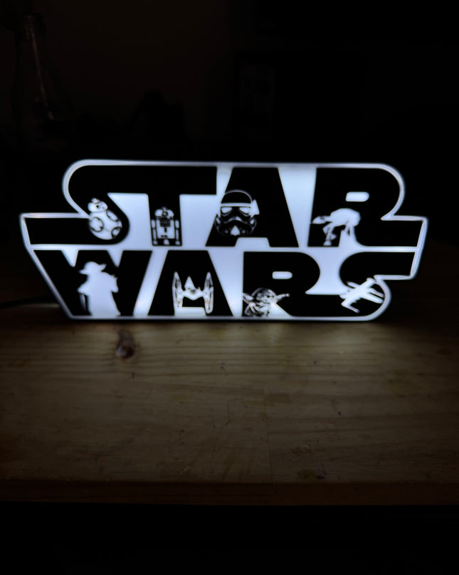 Lightbox 3D inspirée de la saga Star Wars
