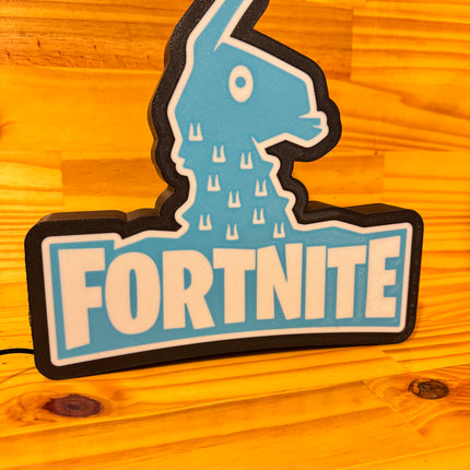 Lampe LED Fortnite fond noir
