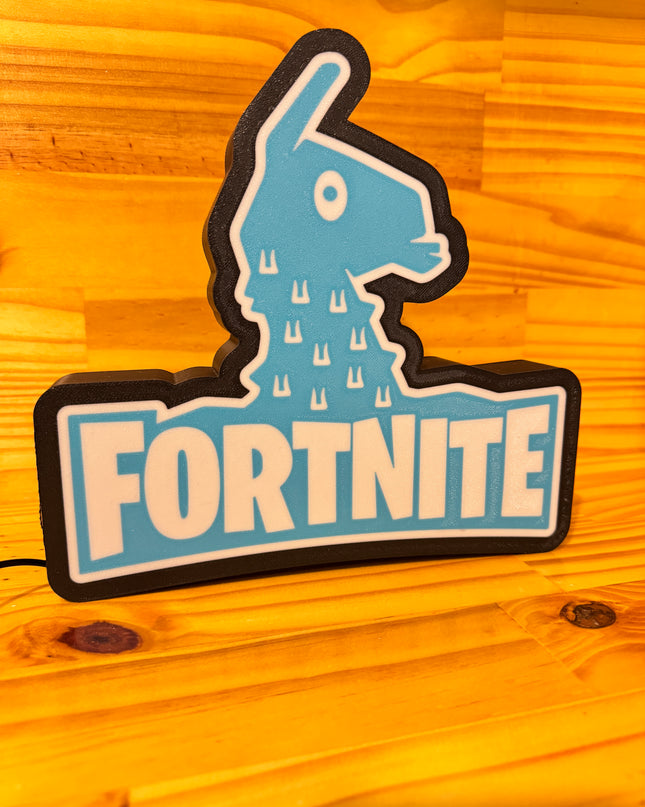 Lampe LED Fortnite fond noir
