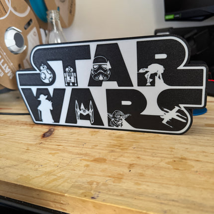 Décoration murale Star Wars galactique
