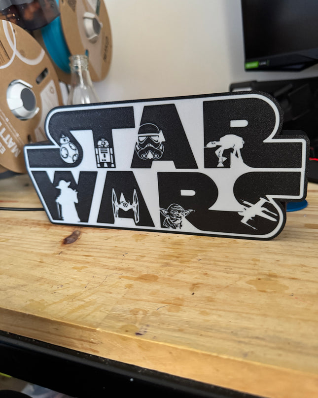 Décoration murale Star Wars galactique
