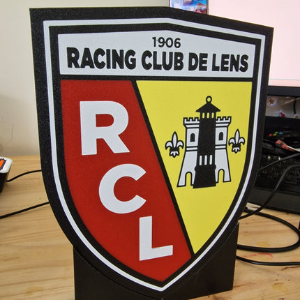 éclairage LED ambiance football club lensois

