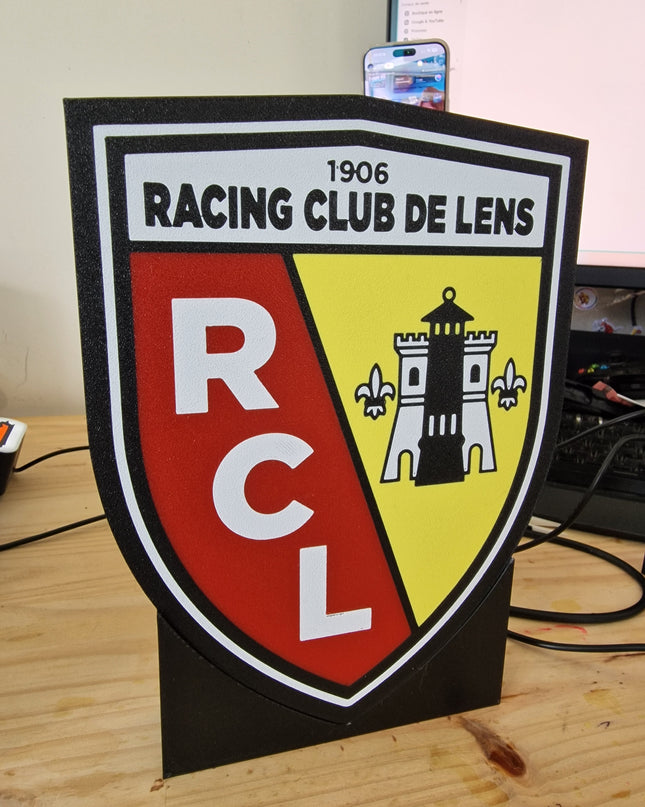 éclairage LED ambiance football club lensois
