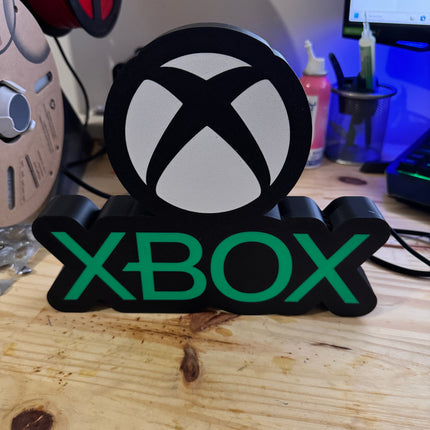 Logo Xbox lumineux blanc
