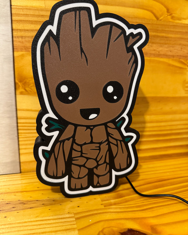 Lightbox 3D Groot Marvel
