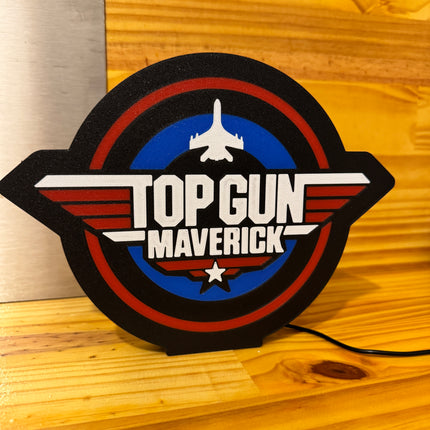 Lightbox 3D inspirée du film Top Gun
