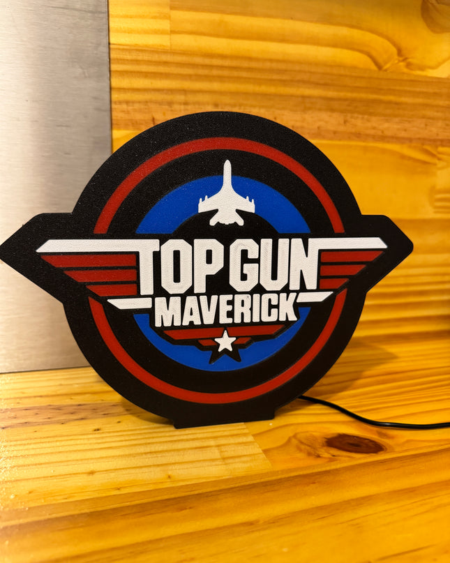 Lightbox 3D inspirée du film Top Gun
