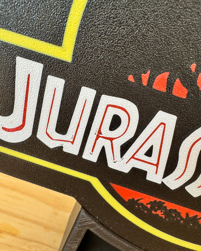 lampe impression 3D dinosaure noir
