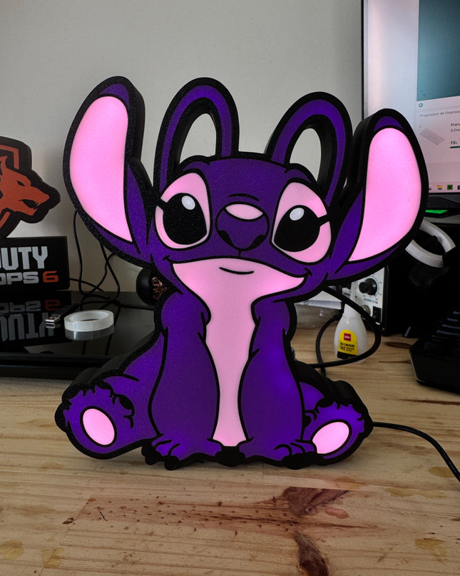 Cadeau personnalisé Lilo & Stitch avec Angel
