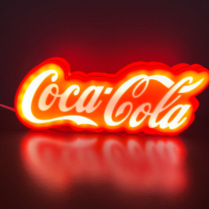 Lampe Coca-Cola - Lightbox 3D LED | Design Rouge & Blanc | USB