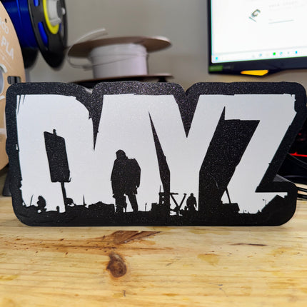 Lampe DayZ - Lightbox 3D LED | Design Noir & Blanc | USB