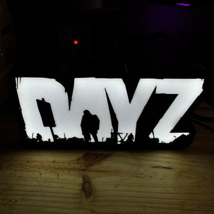 Lampe DayZ - Lightbox 3D LED | Design Noir & Blanc | USB