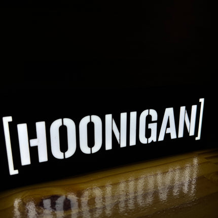 Lampe Hoonigan - Lightbox 3D LED | Design Noir & Blanc | USB