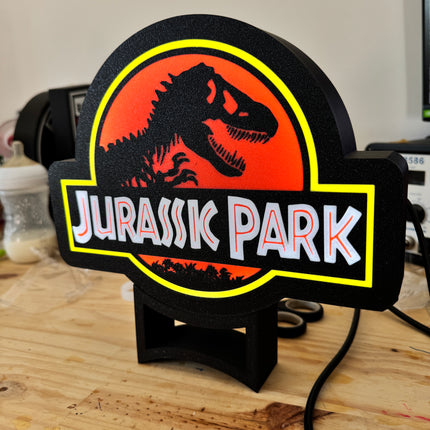 lampe LED originale thème Jurassik Park
