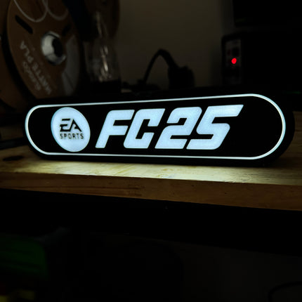 Lampe FC25 - Lightbox 3D LED | Design Noir & Blanc | USB