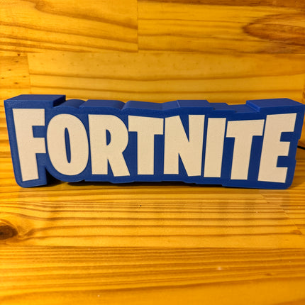 Lampe Fortnite - Lightbox 3D LED | Design Bleu & Blanc | USB