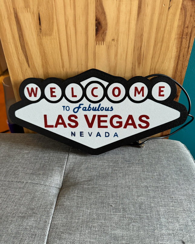 Lightbox 3D style Vegas néon
